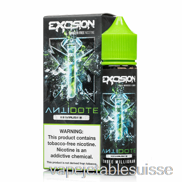 Vape Suisse Antidote - Excision - Alt Zéro - 60ml 6mg